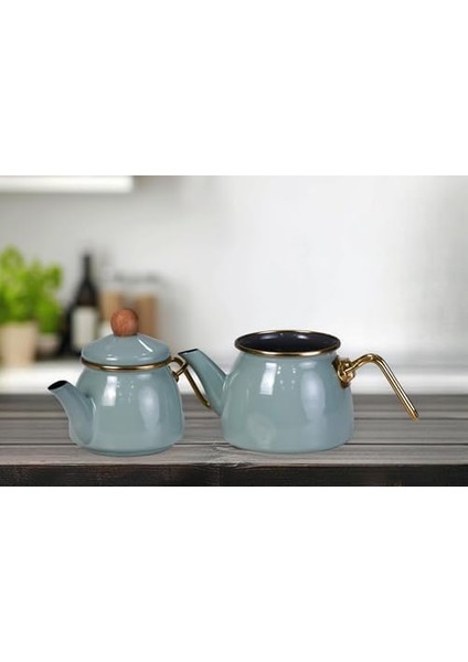 Home Soft Green Mini Model Emaye Çaydanlık fiyatları