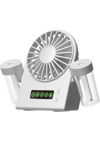 Taşınabilir Masaüstü Su Hazneli USB Şarjlı 4 Kademe Fan Vantilatör Soğutucu F8