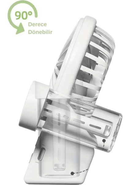 Taşınabilir Masaüstü Su Hazneli USB Şarjlı 4 Kademe Fan Vantilatör Soğutucu F8 fırsatları