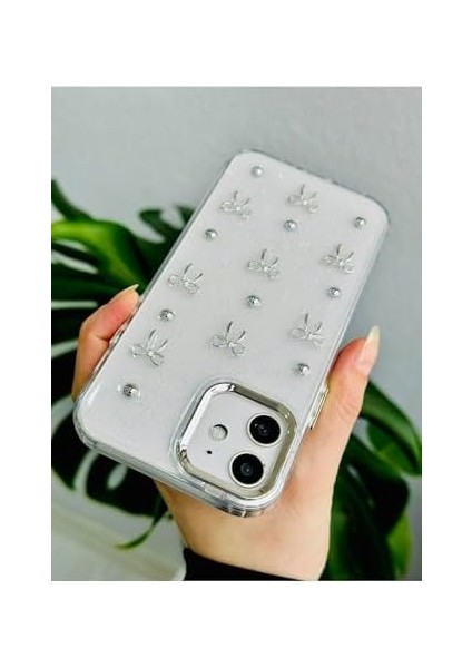 Aksesuar Iphone 12 ve 12 Pro Uyumlu Mini Fiyonk Tasarım Oyuncaklı Esnek Silikon Kılıf - Minifiyonk fiyatları
