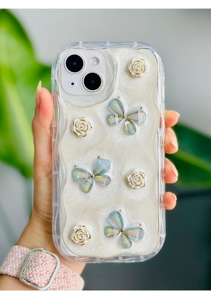 Aksesuar Iphone 13 ve 14 ile Uyumlu 3D Oyuncaklı Tasarımlı Esnek Silikon Kılıfı