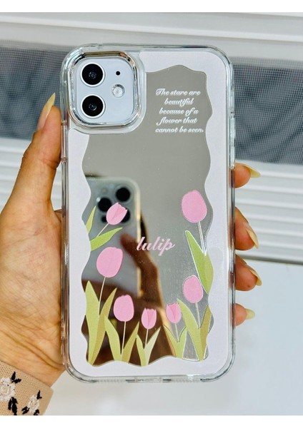 Aksesuar Iphone 11 ile Uyumlu Aynalı Tasarım Darbe Önleyici Silikon Kılıf