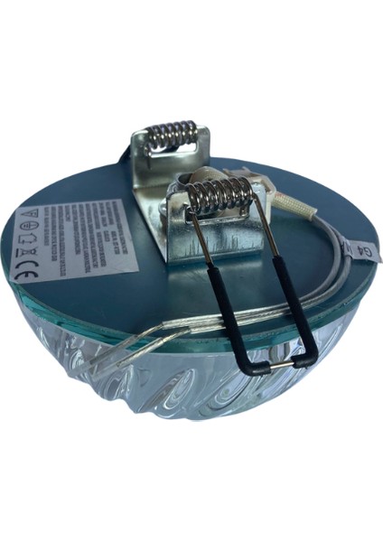 dekoatif Yuvarlak Kristal Cam Spot Kasa G4 Duylu