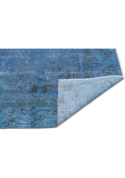 Ikat Mavi Ikat Ipek Modern Desenli Yün Hav Toz Vermez Leke Tutmayan Salon Yolluk Mutfak El Dokuma Halı indirimleri