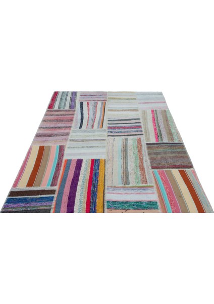 Iskece Bej Patchwork Yün Modern Desenli Yün Hav Toz Vermez Leke Tutmayan Salon Yolluk Mutfak El Dokuma Halı fiyatları