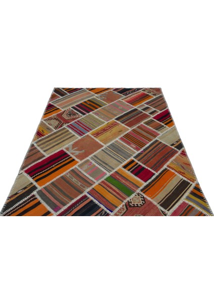 Iskece Bej Patchwork Yün Modern Desenli Yün Hav Toz Vermez Leke Tutmayan Salon Yolluk Mutfak El Dokuma Halı modelleri