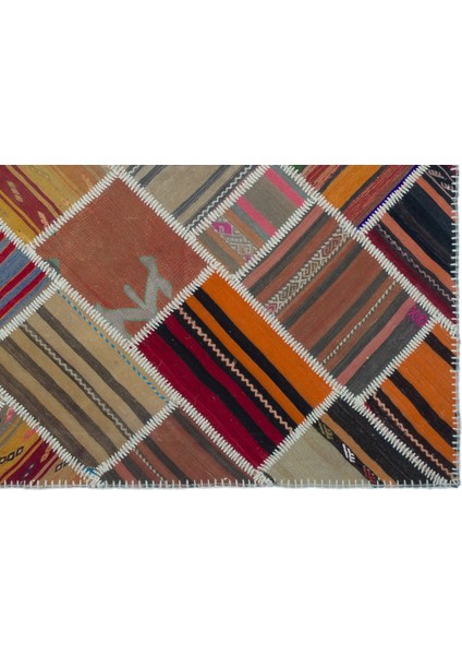 Iskece Bej Patchwork Yün Modern Desenli Yün Hav Toz Vermez Leke Tutmayan Salon Yolluk Mutfak El Dokuma Halı fırsatları