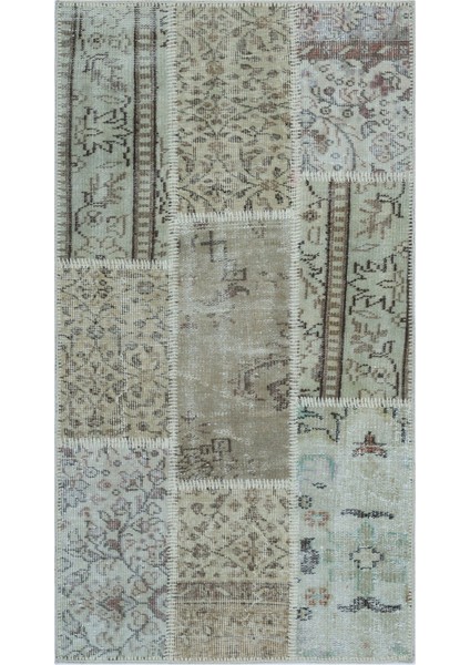 Girit Bej Çizgili Yün Modern Desenli Yün Hav Toz Vermez Leke Tutmayan Salon Yolluk Mutfak El Dokuma Halı