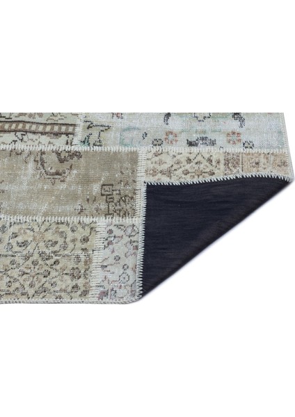 Girit Bej Çizgili Yün Modern Desenli Yün Hav Toz Vermez Leke Tutmayan Salon Yolluk Mutfak El Dokuma Halı fiyatları