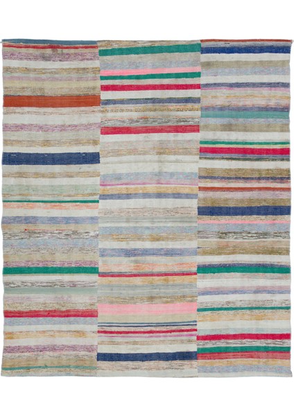 Atina Bej Eskitme Yün Modern Desenli Yün Hav Toz Vermez Leke Tutmayan Salon Yolluk Mutfak El Dokuma Halı