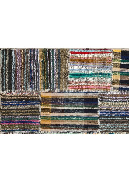 Atina Mavi Eskitme Yün Modern Desenli Yün Hav Toz Vermez Leke Tutmayan Salon Yolluk Mutfak El Dokuma Halı fırsatları