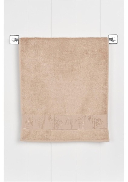 Nurpak Bambu Yüz Havlusu 50X90 - Vizon FVORANM849