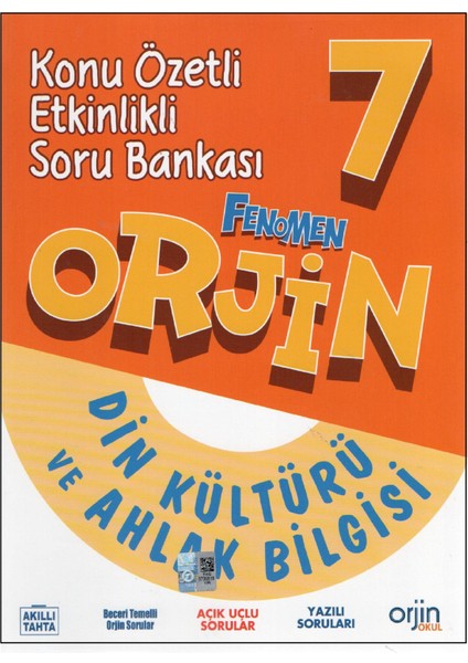 Orjin 7. Sınıf Din Kültürü ve Ahlak Bilgisi Konu Özetli Soru Bankası