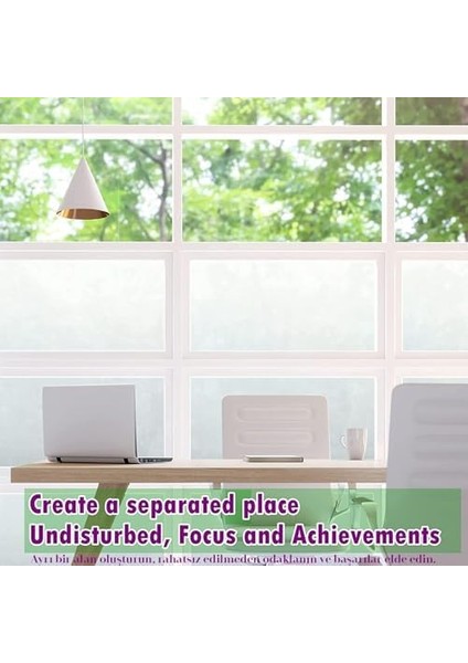 Beyaz Buzlu Cam Stickerları, Tekrar Kullanılabilir Kapı Kaplamaları, Isı Kontrolü, Uv Engelleyici, Statik Yapışan, Banyo, Ev, Ofis modelleri