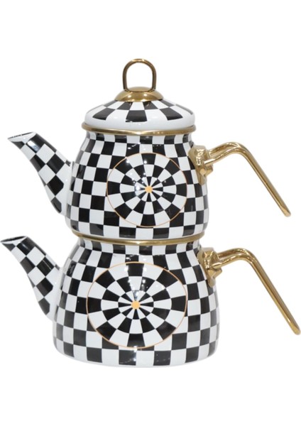 Home Dama Mini Model Emaye Çaydanlık