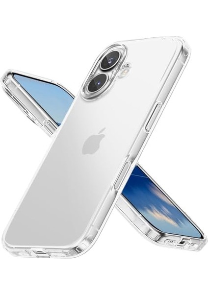 16 ile Uyumlu Şeffaf ve Sararmaya Dayanıklı Silikon Kılıf, Extra Ince ve Yumuşak Model (Iphone 16) modelleri
