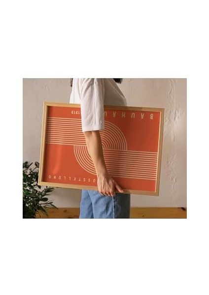 Tanıtım Bauhaus Çerçevesiz Poster, Modern Dekoratif Çerçevesiz Poster, Tablo, Bauhaus-10, 21 x 30 modelleri