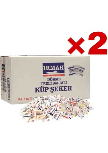 Tek Sargılı Dökme Küp Şeker 5kg×2