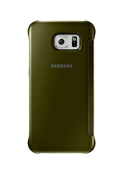 Galaxy S6 Orjinal Clear View Cover - Altın EF-ZG920BFEGWW fiyatları