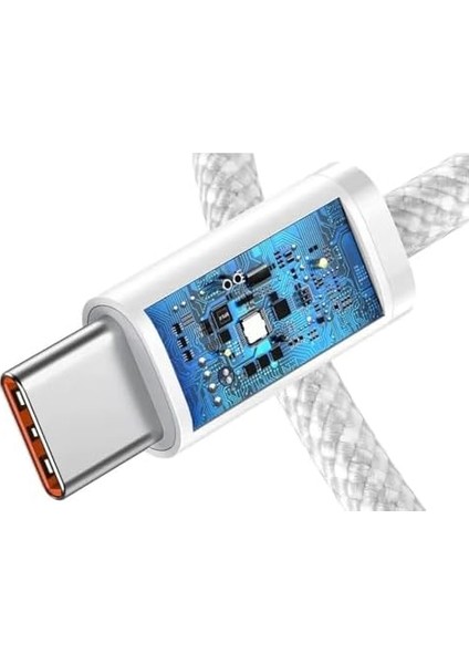 Trend iPhone 15 Serisi Tüm Modellere Uyumlu Type-C To Type-C Örme Şarj Kablosu fiyatları