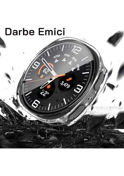 Samsung Galaxy Watch 8 44MM Tam Koruma Sert Pc Kasa ve Ekran Koruyucu fırsatları