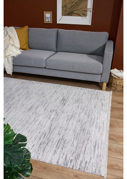 Vallejo Gri Modern Etnik Desenli Akrilik Hav Vermeyen Leke Tutmayan Kolay Temizlenen Yumuşak Makine Salon Yolluk Mutfak Halı fiyatları