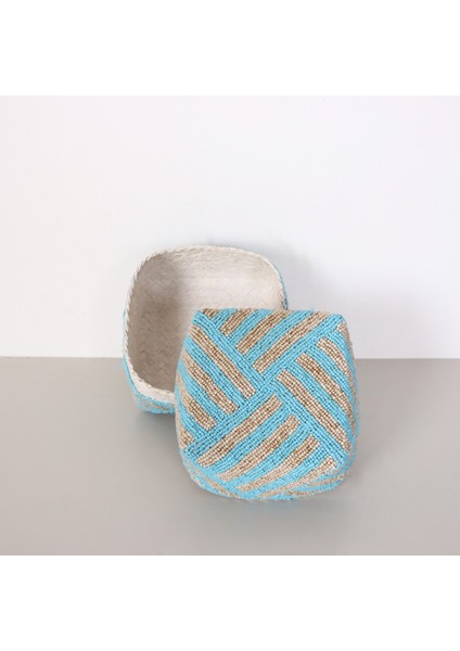 Mylamp Bali Flat Boncuklu Bambu Saklama Kutusu M modelleri