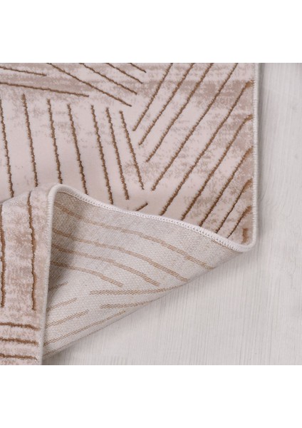 Modern Bej Akrilik Kare Modern Desenli Akrilik Hav Vermeyen Leke Tutmayan Kolay Temizlenen Yumuşak Makine Salon Yolluk Mutfak Halı fiyatları
