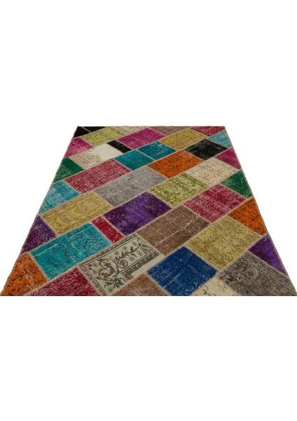 Atina Yeşil Eskitme Yün Modern Desenli Yün Hav Toz Vermez Leke Tutmayan Salon Yolluk Mutfak El Dokuma Halı modelleri