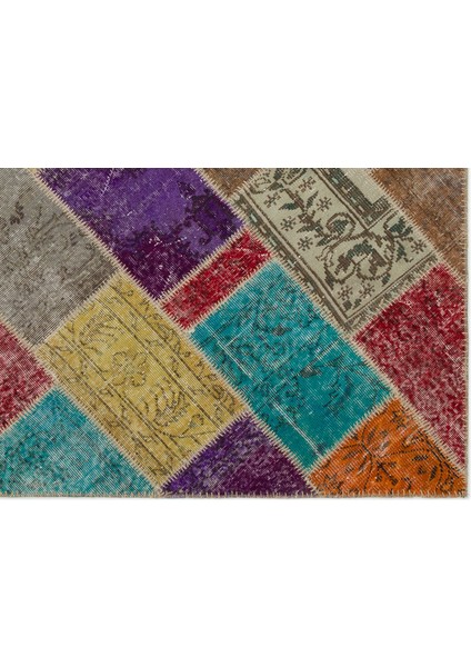 Atina Yeşil Eskitme Yün Modern Desenli Yün Hav Toz Vermez Leke Tutmayan Salon Yolluk Mutfak El Dokuma Halı indirimleri