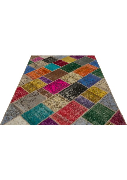 Atina Yeşil Eskitme Yün Modern Desenli Yün Hav Toz Vermez Leke Tutmayan Salon Yolluk Mutfak El Dokuma Halı modelleri