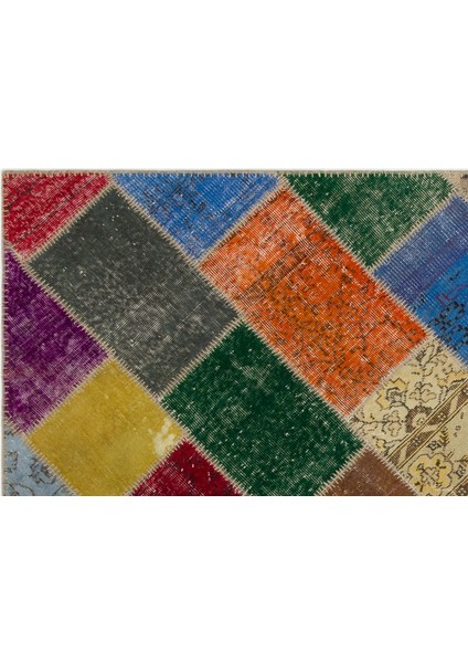 Atina Yeşil Eskitme Yün Modern Desenli Yün Hav Toz Vermez Leke Tutmayan Salon Yolluk Mutfak El Dokuma Halı fırsatları