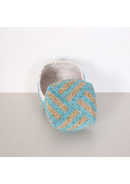 Mylamp Bali Flat Boncuklu Bambu Saklama Kutusu S fırsatları