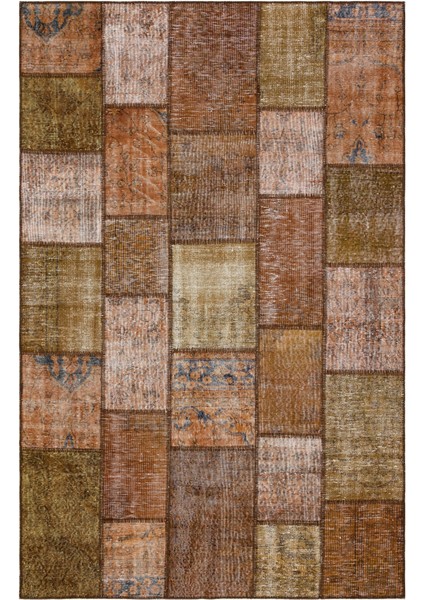 Atina Bej Eskitme Yün Modern Desenli Yün Hav Toz Vermez Leke Tutmayan Salon Yolluk Mutfak El Dokuma Halı