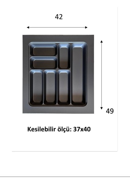 42X49 Eco Lüks Modüler Kaşıklık -20352