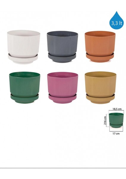 3no Saksı 3.3lt 1 Adet -S282