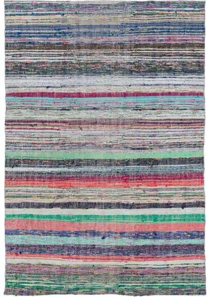 Iskece Bej Patchwork Yün Modern Desenli Yün Hav Toz Vermez Leke Tutmayan Salon Yolluk Mutfak El Dokuma Halı