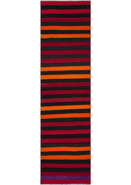 Teselya Mavi Patchwork Yün Modern Desenli Yün Hav Toz Vermez Leke Tutmayan Salon Yolluk Mutfak El Dokuma Halı