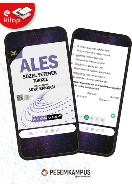 2026 Ales Sözel Yetenek Türkçe Tamamı Çözümlü E-Soru Bankası fiyatları
