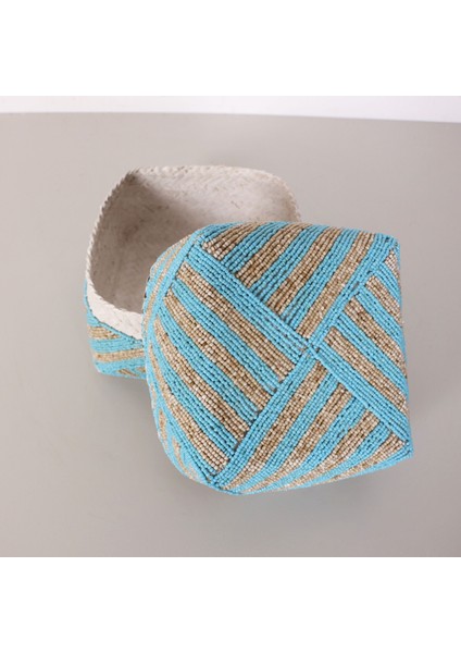 Mylamp Bali Flat Boncuklu Bambu Saklama Kutusu L fırsatları