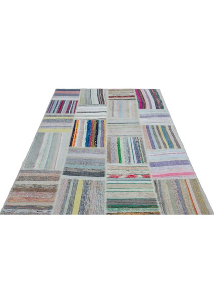 Teselya Pembe Patchwork Yün Modern Desenli Yün Hav Toz Vermez Leke Tutmayan Salon Yolluk Mutfak El Dokuma Halı fiyatları