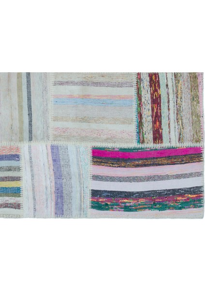 Teselya Pembe Patchwork Yün Modern Desenli Yün Hav Toz Vermez Leke Tutmayan Salon Yolluk Mutfak El Dokuma Halı modelleri