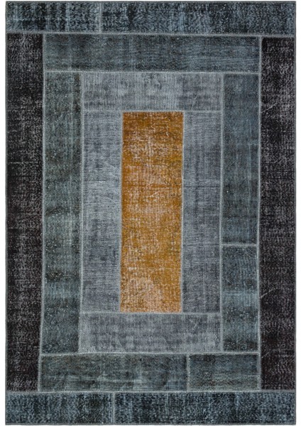 Atina Kahverengi Eskitme Yün Modern Desenli Yün Hav Toz Vermez Leke Tutmayan Salon Yolluk Mutfak El Dokuma Halı