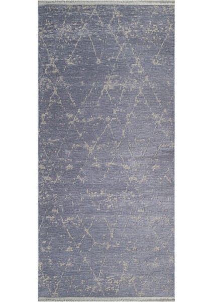 Nisreen Modern Mor Polyester Dikdörtgen Modern Desenli Akrilik Hav Vermeyen Leke Tutmayan Kolay Temizlenen Yumuşak Makine Salon Yolluk Mutfak Halı