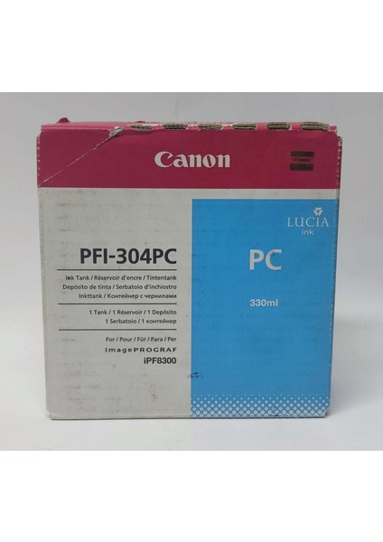 PFI-304PC Photo Cyan Kartuş 330ML fiyatları