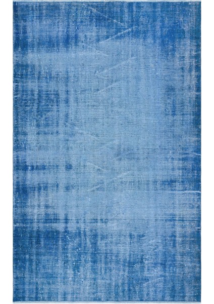 Atina Kırmızı Eskitme Yün Modern Desenli Yün Hav Toz Vermez Leke Tutmayan Salon Yolluk Mutfak El Dokuma Halı