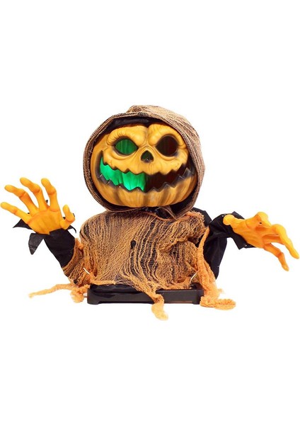 Cadılar Bayramı Hayalet Balkabağı Hareketli Müzikli Halloween Masa Üstü Parti Dekoru modelleri