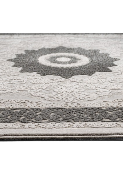 Ulverstone Çerçeveli Krem Akrilik Dikdörtgen Modern Desenli Akrilik Hav Vermeyen Leke Tutmayan Kolay Temizlenen Yumuşak Makine Salon Yolluk Mutfak Halı fiyatları