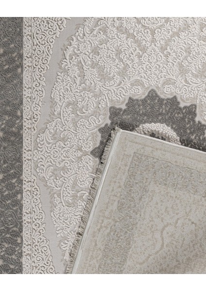 Ulverstone Çerçeveli Krem Akrilik Dikdörtgen Modern Desenli Akrilik Hav Vermeyen Leke Tutmayan Kolay Temizlenen Yumuşak Makine Salon Yolluk Mutfak Halı modelleri