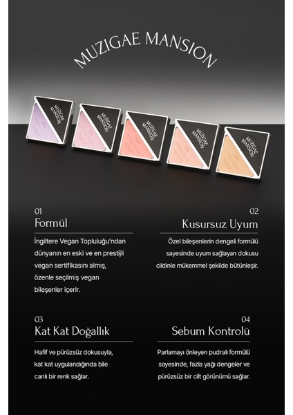 Ciltle Bütünleşen ve Pürüzsüzleştiren, Yumuşak Dokulu Allık Muzıgae Mansıon Fitting Blush (02 Kinda) indirimleri